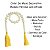 Colar De Mesa Decorativo Perolas Strass Tassel 70cm Bandeja Mesa Posta Decor - Imagem 3