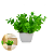 3 Vasinhos Decorativos Com Plantas Artificiais Kit 3 Unidades - Imagem 2