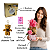 1 Cesta Presente Dia Das Mães Rosa Pelucia Ferrero Rocher Com Cartão - Imagem 2