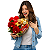 1 Presente Dia Dos Namorados Coração Rosa Vermelha Ferrero Led Cartão - Imagem 3
