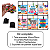 Tela Memory Board Com 6 Cartoes Motivacionais Praia 30cmx30cm - Imagem 3