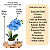 Arranjo Orquidea Azul Efeito 3D Realista Com Vaso Musgo Natural Pronto - Imagem 4