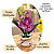 3 Vasinhos Decorativos Com Orquidea Artificial - Imagem 3