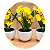 Trio Vasinho Com Orquidea Chuva De Ouro Redondo Mini - Imagem 3