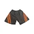 Bermuda Shorts Masculino Tactel – ORION FAIXA LARANJA - Imagem 1