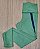 Legging  Lightness Recorte  Cor Verde Tamanho P - Imagem 1