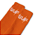 SOCKS SUFSTAR ORANGE/WHITE - Imagem 2