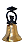 190 FRIZADO - SINO COM SUPORTE - Imagem 1