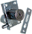 FECHADURA DE SOBREPOR BICO DE PAPAGAIO PARA PORTA DE MÓVEIS COM CHAVE PAPAIZ 922 - Imagem 1