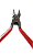 ALICATE 4" DE CORTE DIAGONAL CORNETA 371-4" - Imagem 4