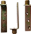 KIT COM 3 GUIAS 19MM CANTO PARA PORTA DE CORRER - 22 F. REF - - Imagem 1