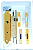 KIT FECHADURA TETRA PRINCIPAL COM MAÇANETA EXTERNA FIXA + 2 FECHADURAS DE SEGURANÇA TETRA CHAVE -165 BDO-87 FIXA 3X1 - Imagem 2