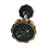 MAÇANETA (TRINCO) AVULSO REDONDA COLONIAL EM LATÃO MACIÇO ESTILO RETRÔ (1643/2) - Imagem 1