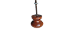 PUXADOR PONTO DE MADEIRA PARA MÓVEIS (1550/K3 B IMBÚIA) - Imagem 4