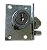 FECHADURA 921 E DE SOBREPOR BICO DE PAPAGAIO PARA PORTA DE MÓVEIS COM CHAVE PAPAIZ 921 E - Imagem 2