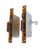 KIT FECHADURAS BICO DE PAPAGAIO LAFONTE PARA PORTA DE CORRER COM 2 FOLHAS 2 F LO - Imagem 1