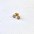 Brinco Chuveiro de Zircônia Ilusion - ouro 18k - Imagem 1