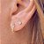 Brinco Argola Urban Chic P Ouro 18k - Imagem 1
