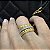 Anel Aparador Diamantado Amore - Ouro 18k - Imagem 3