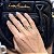 Anel Aparador Diamantado Amore - Ouro 18k - Imagem 1