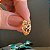 Brinco Gota Rendada Grande - Ouro 18K - Imagem 1