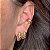 Brinco Gota Rendada Grande - Ouro 18K - Imagem 2
