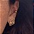 Brinco Gota Rendada Grande - Ouro 18K - Imagem 3