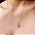 Pingente Menina Tesouro - ouro 18 k - Imagem 2