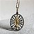 Pingente Nossa Senhora das Graças com topázios - ouro 18k - Imagem 4