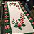 Caminho de mesa em crochê com flores 150x60cm  C087 - Imagem 1