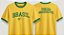 Camiseta Torcida Inesquecível Brasil Unissex Verde Amarelo Futebol - Imagem 5