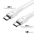 Cabo USB-C / USB-C - Branco - Imagem 2
