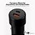 Carregador Veicular USB / USB-C - Preto - Imagem 4