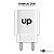 Carregador USB-A e USB-C 20W Branco UP Electronics - Imagem 4