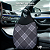Lixeira para Carro Neoprene Xadrez Cinza UP Electronics - Imagem 3