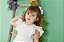 Vestido Infantil Peito Lastex e Pérolinhas - Imagem 1
