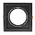 SPOT RECUADO AR111 QUADRADO PRETO + SOQUETE GU10 - Imagem 1