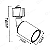 SPOT LED PARA TRILHO MR16 GU10 PRETO - Imagem 2