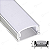 PERFIL ALUMINIO 2 METROS BRANCO SOBREPOR 17 X 7 - Imagem 2