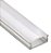 PERFIL ALUMINIO 2 METROS BRANCO SOBREPOR 17 X 7 - Imagem 1
