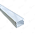 PERFIL ALUMINIO 3METROS BRANCO SOBREPOR GND 20x15 - Imagem 2
