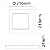PAINEL DE SOBREPOR LED QUADRADO 18W - PRETO - BRANCO QUENTE - Imagem 2