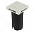 BALIZADOR DE SOLO EMBUTIR QUADRADO BRANCO 2W IP67 4FACHOS - Imagem 1