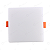 PAINEL LED 2 EM 1 QUADRADO 36W - BRANCO NEUTRO - Imagem 1