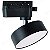 LUMINÁRIA DOWNLIGHT PARA TRILHO - PRETO - 20W - BRANCO NEUTRO - Imagem 1