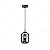 PENDENTE GLASS CHAMPAGNE FUMÊ E27 S/LAMPADA - Imagem 1
