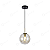 PENDENTE GLASS GLOBO ESFERA ÂMBAR E27 S/LAMPADA - Imagem 1