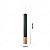 PENDENTE ARANHA TUBO 34CM PRETO + ROSÊ GOLD - 12W - BRANCO QUENTE - Imagem 4