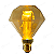 LÂMPADA LED FILAMENTO GUIDE DIAMANTE E27 - 3W - ÂMBAR - Imagem 1