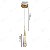 PENDENTE CRISTAL GOTA DOURADO 5 X 20 - 6W - 3000K - Imagem 4